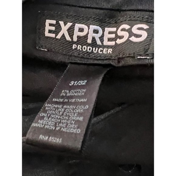 Men’s Gray Express Suit Pants/Slacks Dress Pants Size 31/32 - Picture 10 of 10